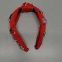 Jaciya 4th of July Headband for Women Girls Red White and Blue Star Patriotic Hairband Independence Day Head Band