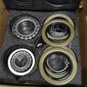Trailer Hub Wheel Bearing Kit 25580 25520 14125A 14276 with Double Lip Grease Seals 10-36 22333TB for 5200-7000 LB Tandem Axles (Set of 4)