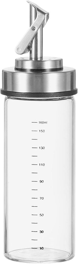 uxcell Glass Olive Oil Dispenser Bottle, 6oz/180ml Heat Resistant Vinegar Cruet Oil Container with Leakproof Pourer Spout and Scale for Kitchen Cooking uxcell Glass Olive Oil Dispenser Bottle, 6oz/180ml Heat Resistant Vinegar Cruet Oil Container with Leakproof Pourer Spout and Scale for Kitchen Cooking