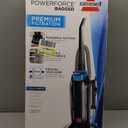 BISSELL PowerForce Bagged, Upright Vacuum, Powerful Suction, Allergen Filtration Bags, Flexible Reach, 1739, Black & Blue