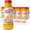 Premier Protein Shake, Bananas & Cream, 30g Protein, No Added Sugar, 24 Vitamins & Minerals to Support Immune Health, 11.5 fl oz, 12 Pack (EXP 07/22/26)