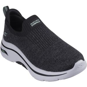 Skechers Womens Go Walk Arch Fit 2.0 Eliza (6.5, Black/Mint)