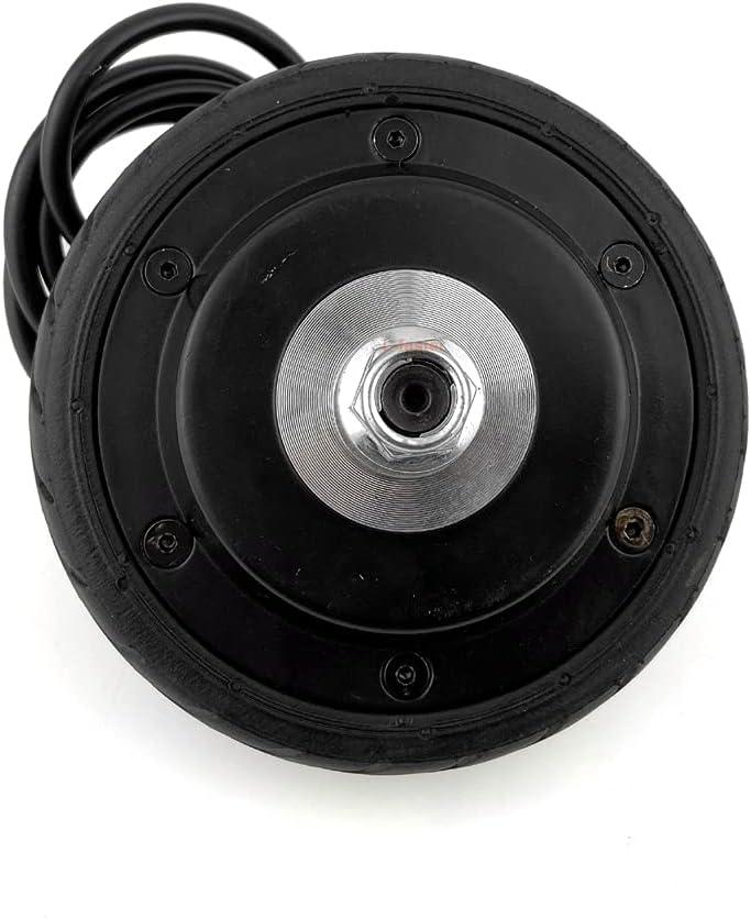 24V/36V 200W 5 Inch Scooter Motor Wheel With Solid Tire 5" Brushless DC Gearless Hub Motor With Hall Sensor (24V)