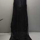 Miken Women's Low-Back Midi Dress Swim Cover-Up (XS, Black)