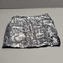 GRAEEN Sequin Skirt Sparkly Silver Mini Skirts for Women
