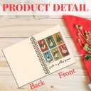 Yhtrg Christmas Goose Spiral Notebooks, Goose Love Gifts, Cute Christmas Holiday Duck Journal Gifts for Women, Xmas Festive Farm Animal Notebook Journal for Note Taking, 5.5x8.3 Inch