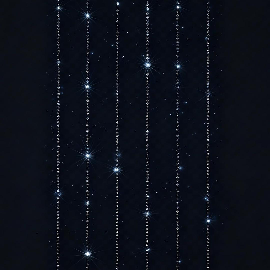 36PCS Rhinestone Iron-On Transfers - 6 Sheets Hotfix Appliques, Clear Crystal Sparkle Decals with Strong Adhesive | Easy to Use for T-Shirts, Jackets, Hoodies & DIY Creative Crafts