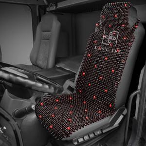 LACDL Beaded Seat Covers for Truck, Trailer, Van, RV, Car Seat Cooling Cover, Auto Ventilated Seat Cushion, Wood Breathable Car Seat Beads, Seat Cooler Pad Sweat Protector for Summer, Stars
