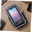 NUOBESTY Sports Mobile Phone Arm Bag Lightweight Waterproof Running Armband with Key Card Storage for Outdoor Exercise and Gym Use