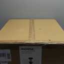 POCHETUI Soft Black 3 Lights Semi Flush Mount Ceiling Light Fixture, Frosted Glass Shade Vintage Close to Ceiling Light Fixture, Modern Flush Mount Light for Bedroom, Living Room Chandelier Lighting