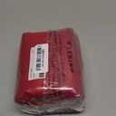 Sancua Round Tablecloth - 90 Inch - Water Resistant Spill Proof Washable Polyester Table Cloth Decorative Fabric Table Cover for Dining Tables, Buffet Parties and Camping, Red