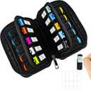 USB Flash Drive Case, 20 Slots USB Storage Case, USB Holder Storage Bag, Portable USB Sticks Holder for JUSB Flash Drive, USB Case, Storage Cards