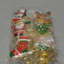 WILLBOND 12 Pieces Christmas Napkin Rings Set, Holiday Napkin Rings in 6 Styles, Christmas Tree, Xmas Stocking, Penguin, Santa, Reindeer, Snowman, for Xmas Dining Table Setting Decorations