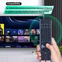 Replacement Voice Command Remote Control support for Changhong/Sansui/Caixun/Dyon/Chiq Smart TV GCBLTVC0GBBT-C3 GCBLTVC0GBBT-C4 GCBLTVC0GBBT-C4 GCBLTVC0GBBT-C5 ES43S1UA ES43S1A ES50S1A ES55S1A EC43S1A