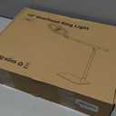 Ring Light with Stand for Desk,Adjustable Overhead Phone Mount with 10" Ring Light Tripod for iPhone,Phone Tripod with Light and Remote Phones Holder for Video Recording,Live Stream,Cooking Video