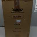 Dual Layer Memory Foam Mattress Topper - AprLeaf 3 Inch Pillow Top Mattress Topper, 2 Inch Cooling Gel Memory Foam and 1 Inch Pillow-Top Cover for Medium Support Relief Back Pain (Queen, Grey)