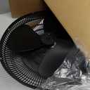 Comfort Zone Electric Oscillating Pedestal Fan, Stand Fan, 16 inch, 3 Speed, 90 Degree Oscillating Head, Adjustable Height and Tilt, Airflow 7.48 ft/sec, Ideal for Home, Bedroom & Office, CZST161BTEBK (Black)