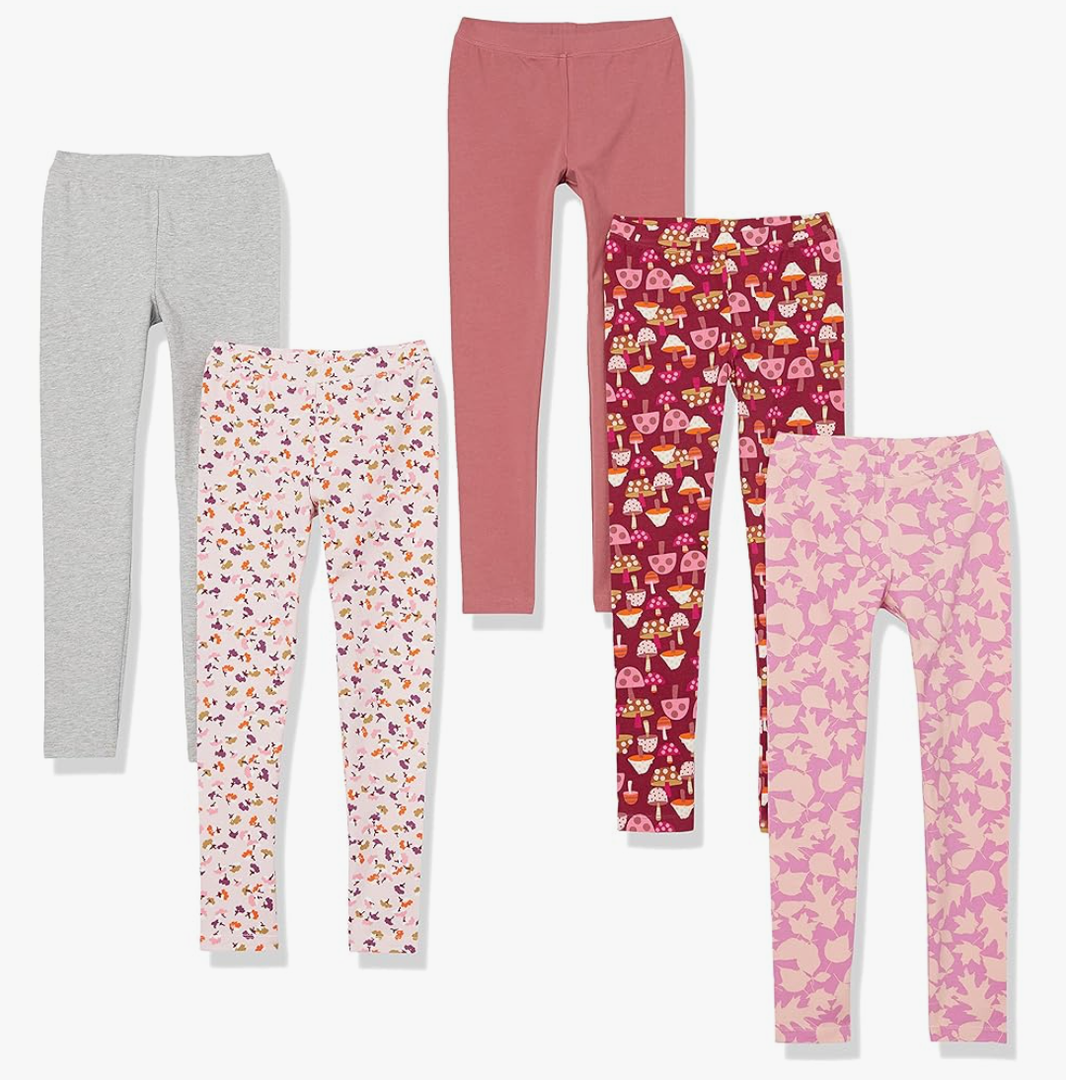 Amazon Essentials Girls Leggings, 2 Packs Size XL
