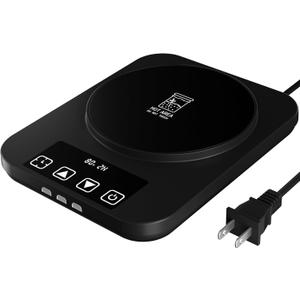 Sourdough Starter Warmer, Sourdough Heating Mat for Kitchen(70-100F), Auto Warming On/Off, 1-12Hour Timer, Precise Temperature Control, for Home Baking (Black)