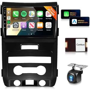 8Core 2G+64G Radio for Ford F150 F-150 2008-2014 DSP 46EQ Car Stereo Wireless CarPlay 9inch 1280x720P IPS Touchscreen 5.0Bluetooth GPS 63UIs FM/RDS Android Auto Mirrorlink WiFi AHD Backup Camera