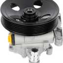 ECCPP Power Steering Pump fit for Mercedes-Benz C240 2001-2005, C320 2002-2005, C55 AMG 2005-2006, CLK320 2003-2005, CLK500/CLK55 AMG 2003-2006, SLK55 AMG 2005-2012, Replace # 21-5321