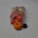 Pumpkin Decor Set, 22 PCS Fall Harvest Decorations - Orange Artificial Pumpkins, Pine Cones, Berries, Maple Leaves for Thanksgiving Farmhouse Fall Wedding Home Table Centerpiece Decor