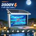 Heavy-Duty Large Solar Bug Zapper Outdoor for 1/2 Acre with 40W Solar Panel
