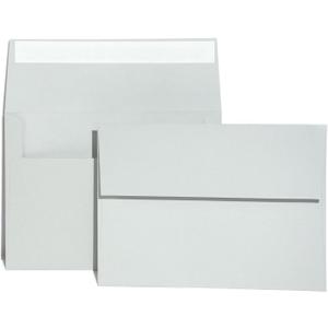 A7 Gray Invitation 5x7 Envelopes - Self Seal, Square Flap,Perfect for 5x7 Cards, Weddings, Birthday, invitations, Graduation, Baby Shower, 5.25 x 7.25 Inches, 100 Pack, (Gray)