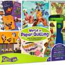 Quill On World of Paper Quilling with Electric Quilling Tool | Paper Quilling Kit | Crafts for Girls Ages 8-12 | Craft Kit for Kids 10-12 | Birthday Gift for 8,9,10,11,12 Year Old Girls and Boys