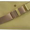 Tory Burch Womens 148314 Blake Swingpack Pebbled Leather Crossbody Shoulder Bag, Lemon Sugar
