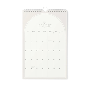 Karto Wall Calendar 2026  Vertical 11x17 inch January 2026 to June 2027  Boost Your Productivity and Easy Planning with the Aesthetic Monthly Calendar  Boho Beige