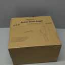 Drain Auger, Clog Remover with Drill Adapter, 25 Feet Flexible Plumbing Snake Use Manually or Powered for Kitchen, Bathroom and Shower Sink, Comes with Gloves (orange)