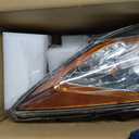 OLEKE Headlight Assembly Pair with Bulbs for 2010-2013 Mazda 3 4-Door Sedan, Chrome Housing, Waterproof Driver and Passenger Side Replacement Headlamps