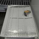 Door Threshold Ramp, 3" to 6" Adjustable Height Door Transition Ramp, Alloy Iron Door Ramp for Thresholds, Self Supporting Extended Entry Load 1000 Lbs for Wheelchair, Scooter, Cart, Walker