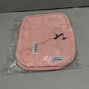 surebaby Travel Toiletry Bag with Hanging Hook (Waterproof, pink)