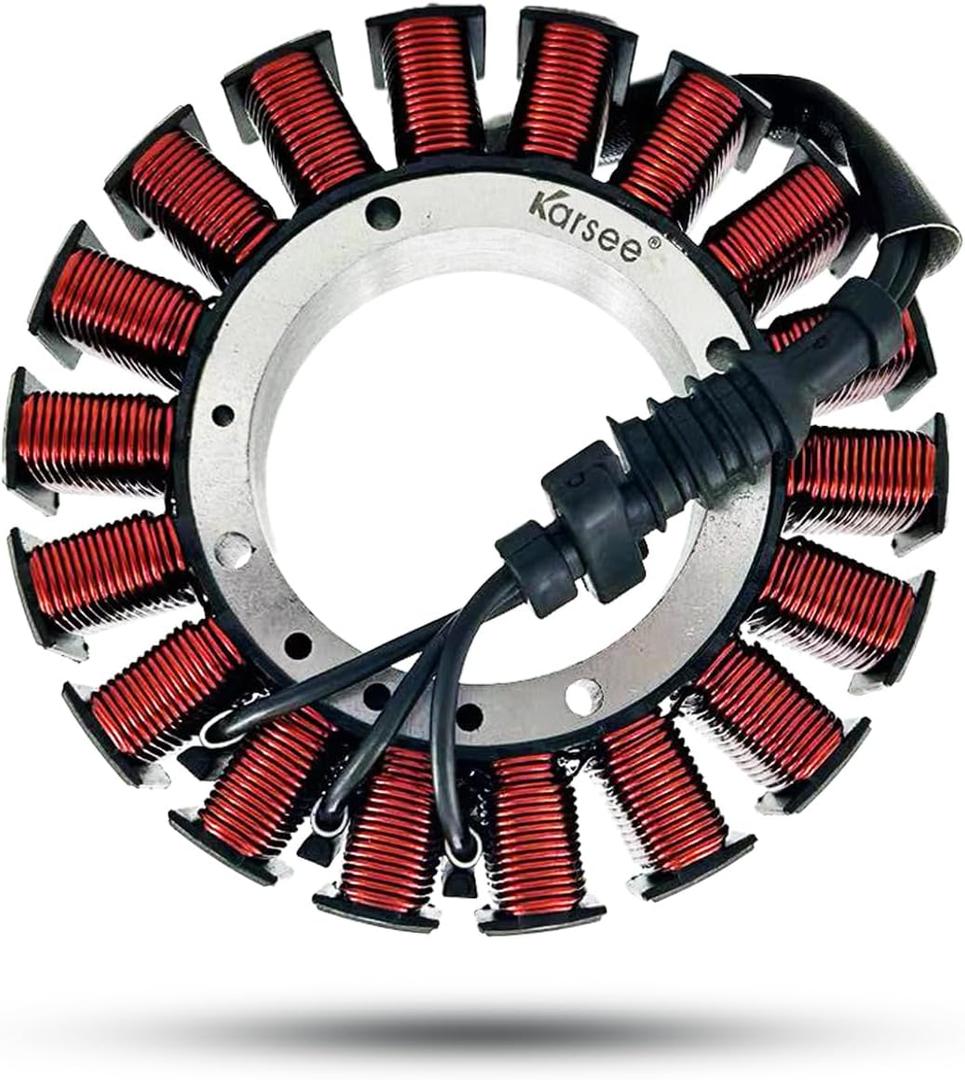 KARSEE 30017-08 Motorcycle Stator Coil Compatible with Harley Davidson 2008-17 Softail & DynaFat Bob Low Rider Street Bob Super Glide Switchback Fat Boy 30017-08A