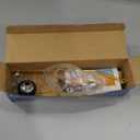 Boltigen Universal Front Angle Mount Toilet Handle, Chrome Finish Toilet Tank Flush Handle Lever, Toilet Trip Lever Handle Replacement Kit with 1pc Stainless Steel Flapper Chain