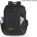 KROSER Laptop Backpack Large Computer Backpack Fits up to 17.3 Inch Laptop with USB Charging Port Water-Repellent Travel Backpack Casual Daypack for Business/College/Women/Men-Charcoal Black