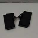 Sunshane 4 Pieces Christmas Stocking Holders Mantel Stocking Hanger Hooks Fireplace Mantle Metal Hang Bases for Xmas Party Decorations (Black)