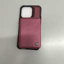 Vinich for iPhone 14 Pro Wallet Case with Card Holder, RFID Blocking Credit Slots Kickstand Shockproof Phone Cover Fit for iPhone 14 Pro 6.1" Wine Red