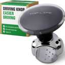 Steering Wheel Knob Spinner - Universal Suicide Knob for Cars, Tractors, Mowers, Boats (Fits 1.1"-1.5" Wheels) - Effortless One-Hand Control, Smooth Bearings - Perfect for Tight Turns & Daily Driving