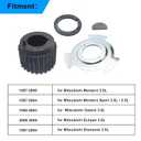 SecosAutoparts Crankshaft Gear Pulley Sensors Blade and Spacer Kit Fit for Mitsubishi Montero Sport Galant Eclipse Diamante 3.0L 3.5L V6# MD184894 MD185237 MD184291