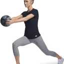 Russell Athletic Women's Women's Cotton Performance T-Shirts (Black, XL)