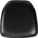 Flash Furniture Hard Black Vinyl Chiavari Chair Cushion, Pack of 1