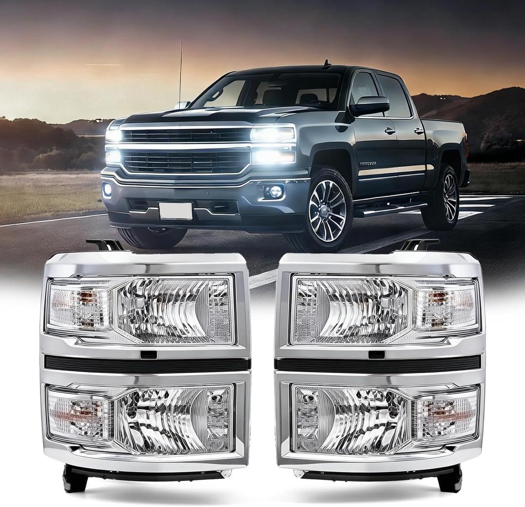 ChaiBayn Headlights Assembly 67867867855 Chevy Silverado 1500