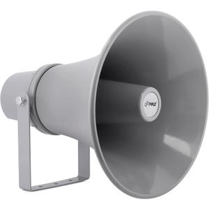 Pyle Indoor Outdoor PA Horn Speaker-11 Inch 30-Watt Power Compact Loud Sound Megaphone w/400Hz-5KHz Frequency,8 Ohm,70V Transformer,Mounting Bracket,For 70V Audio System-Pyle PHSP121T