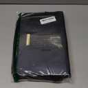 Rownyeon Professional Makeup Brushes Organizer Bag Makeup Artist Cosmetic Case Leather Handbag Black Travel Portable(Only Bag)