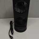 Dr. Prepare Desk Fan Tower Fan Cooling Fan, Portable Oscillating Fan with 3-Speed Options, Dual Air Circulation, 110 Oscillation, 3 Timers, Table Fan for Bedroom Dorm Room Office Desktop, 13 inch