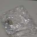 100 PCS Clear Crystal Ornaments for Christmas Tree, Acrylic Teardrop Christmas Ornaments with 5 Styles, Hanging Crystals Pendant for Wreaths Chandelier Wedding Party Holiday Decor