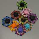 Transformable Fidget Spinners,9PCS Funny Sensory Fidget Toys Adults Deformable Chain DIY Robot Spinner,Fingertip Stress Relief Gyro Toy Halloween Party Favors Christmas Stocking Stuffers for Kids